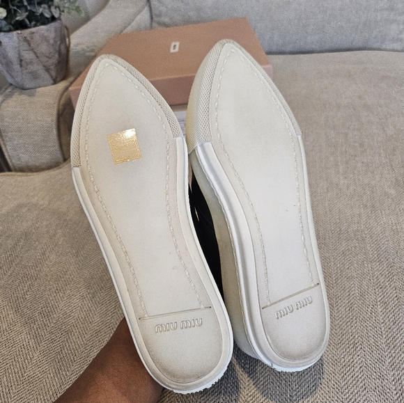 Brand new Miu Miu leather shoes 35.5 - Picture 7 of 16